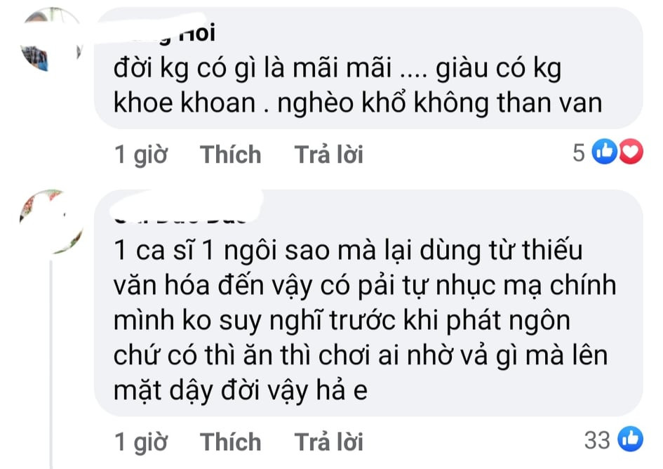 Tuan Hung dap tra khi bi chi trich 