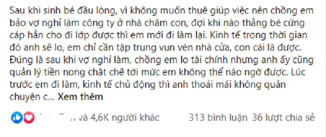 Chồng chi li tính toán từng đồng, vợ liền nghĩ ra cách "hiểm hóc" Chong chi li tinh toan tung dong, vo lien nghi ra cach