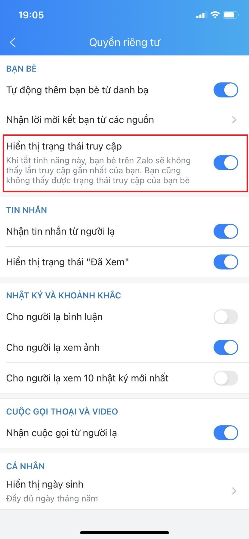 Meo tat trang thai vua moi truy cap tren Zalo cuc don gian-Hinh-2
