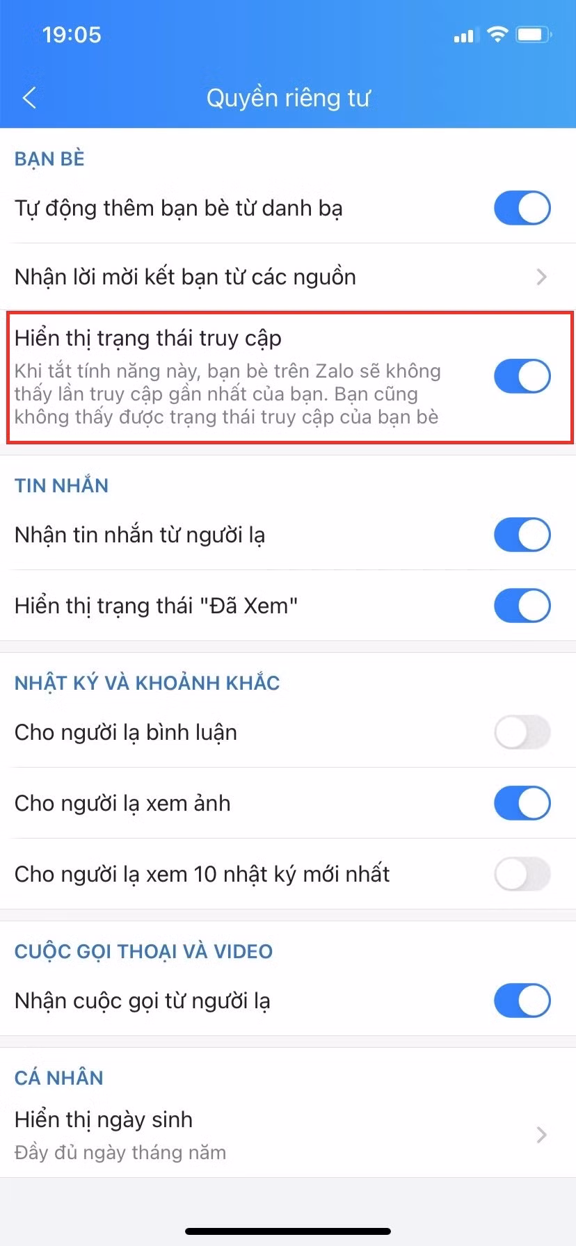 Meo tat trang thai vua moi truy cap tren Zalo cuc don gian-Hinh-2