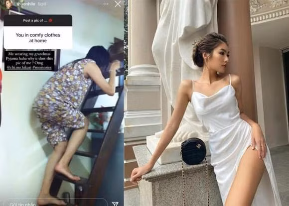 Rich kid Thao Nhi Le lo anh o nha xue xoa kem sac