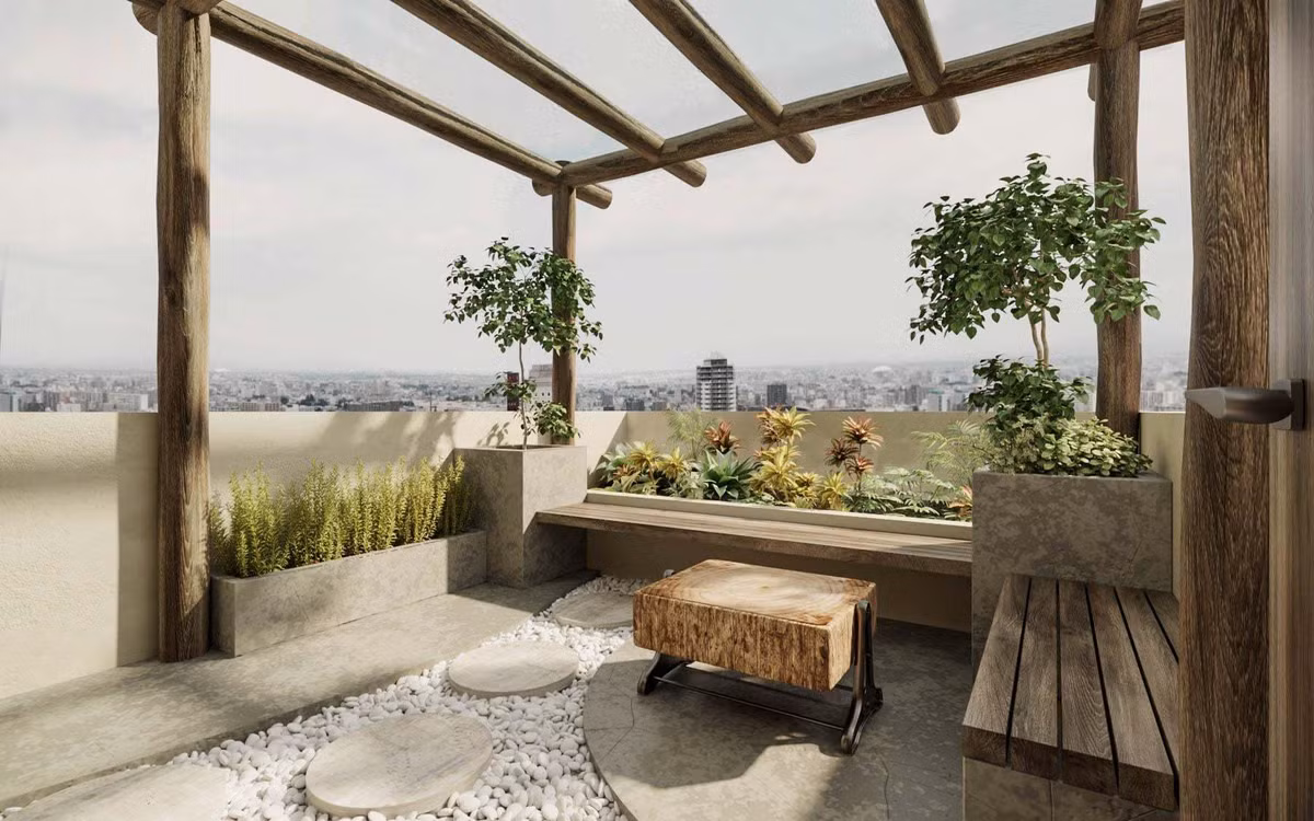 Khu vườn trên cao làm trái tim phải xao xuyến không thôi.