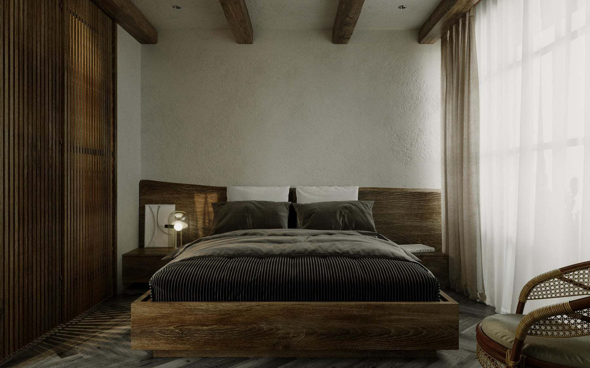 Những loại bàn ghế, giường tủ, kệ sách đều ưu tiên dùng chất liệu gỗ hoặc chất liệu hiện đại, không có hoa văn trang trí rườm rà.