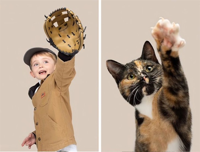 Ngam loat anh chan dung giong nhau ky la giua chu va thu cung-Hinh-8