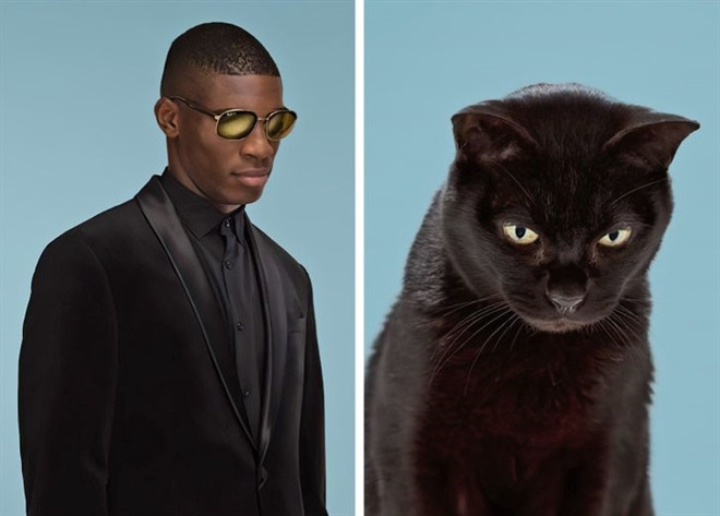 Ngam loat anh chan dung giong nhau ky la giua chu va thu cung-Hinh-6