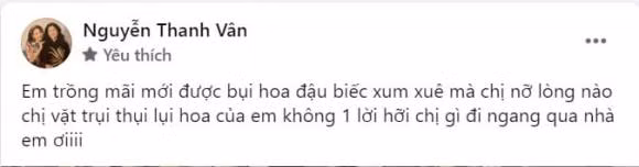 Van Hugo, Vy Oanh phan ung ra sao khi co nguoi hai trom hoa nha minh?