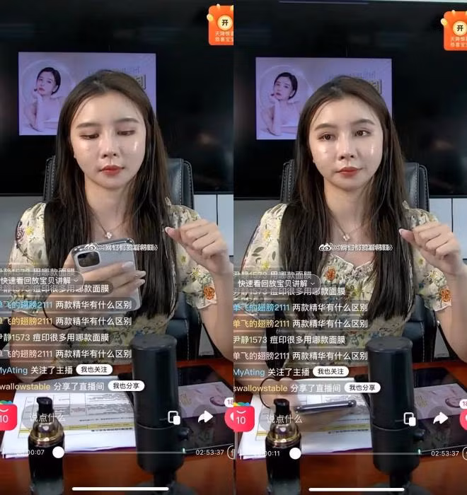 Hot girl Trung Quoc voi 10 trieu follow lo nhan sac that gay ngo ngang