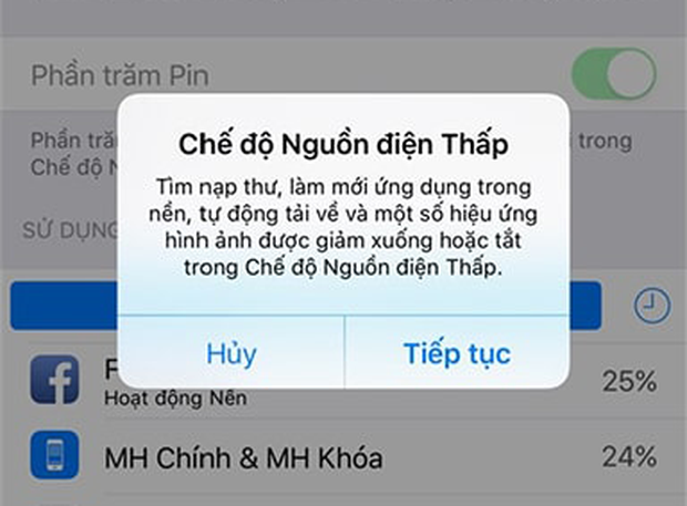 Che do nguon dien thap giup keo dai thoi luong pin nhung lai 