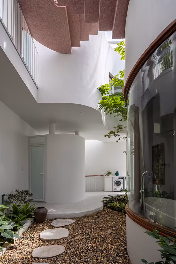 Biet thu trang muot cua nu thiet ke thoi trang voi kien truc tuong phan-Hinh-12