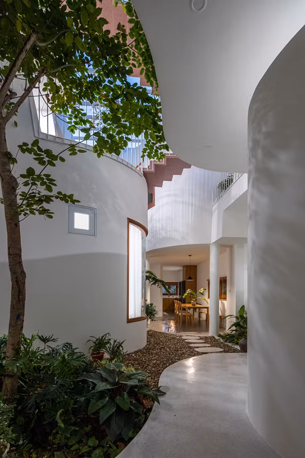 Biet thu trang muot cua nu thiet ke thoi trang voi kien truc tuong phan-Hinh-6