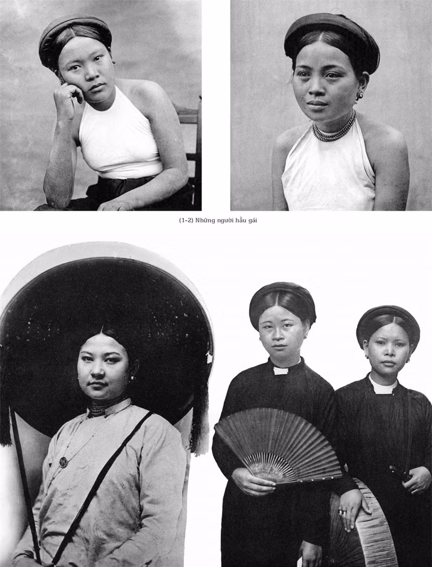 Đến nay, những hình ảnh này trở thành tư liệu về nước ta cuối thế kỷ 19, đầu thế kỷ 20. Trong ấn bản mới phát hành, sách được in khổ lớn (38 cm x 27,5 cm), bìa cứng, giấy cao cấp. Các ảnh trên chụp những phụ nữ vùng Đồng bằng sông Hồng.