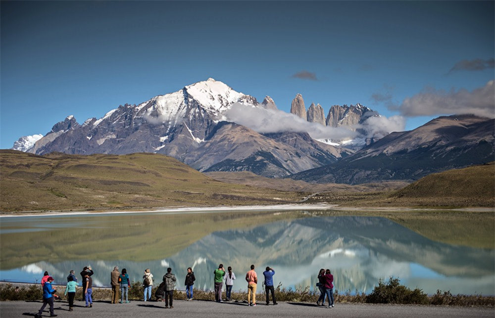 Vườn quốc gia Torres del Paine ở Chile.