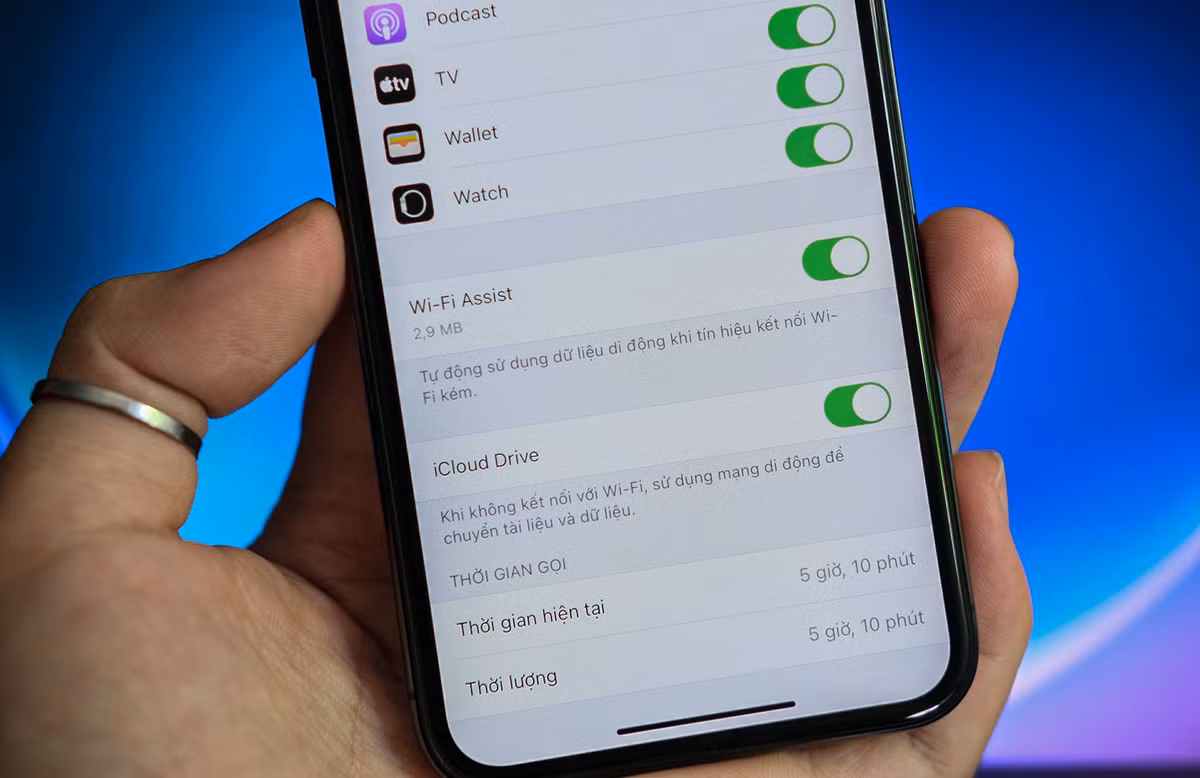 Cach tiet kiem data 4G tren iPhone it nguoi biet