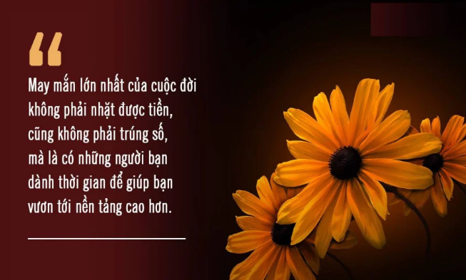 Di voi nguoi gioi, lam voi nguoi dang tin va song voi nguoi hieu ban