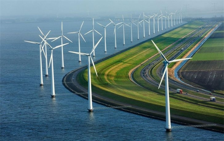 Con đường cao tốc tuyệt đẹp ở Hà Lan.