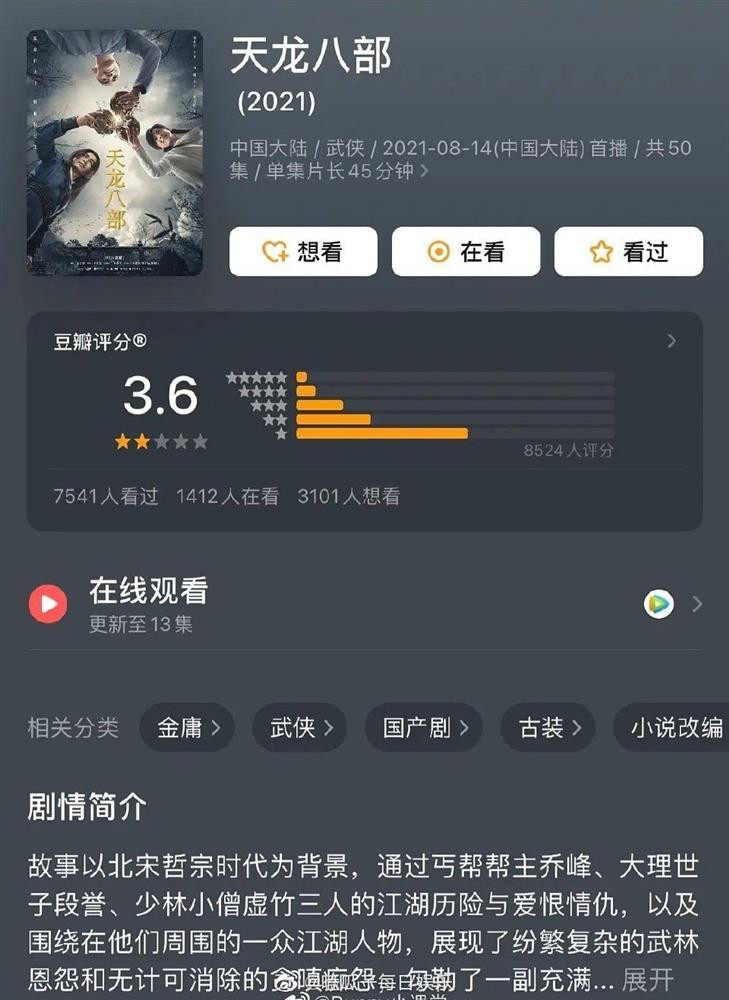 "Thiên Long Bát Bộ 2021": Đoàn Dự tè dầm khi gặp Vương Ngữ Yên - Hình 6 "Thiên Long Bát Bộ 2021": Đoàn Dự tè dầm khi gặp Vương Ngữ Yên ảnh 6