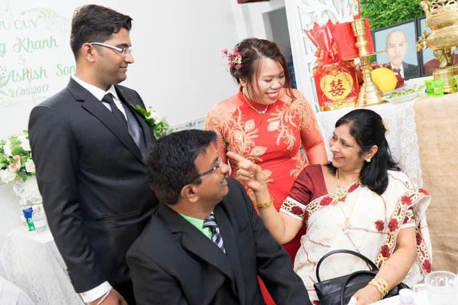 Co dau Viet chia se tin nhan cua bo me chong An Do giua dai dich