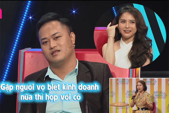 Tới chương trình cùng con trai, mẹ đàng trai chia sẻ quan điểm răng: “Phụ nữ phải ngọt một chút chứ không nên cộc hay nóng tính vì trước người đàn ông mình phải biết dịu. Nhà cô kinh doanh nên gặp người vợ biết kinh doanh nữa thì quá hợp với cô, cô sẽ cho hết tất cả”.