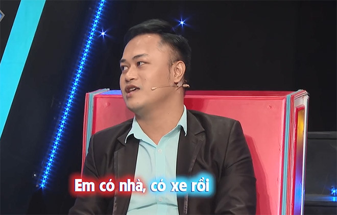 Chàng trai tự tin có nhà, có xe là người vui vẻ, hòa đồng, thích thể thao; điểm yếu nói hơi nhanh nên dễ bị vấp và không rõ từ.