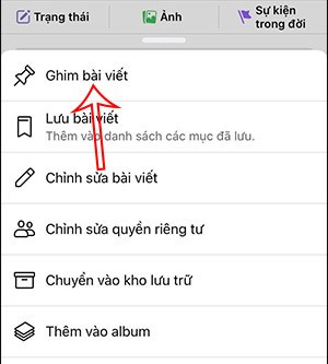 Cach ghim bai viet tren Facebook ca nhan cuc don gian