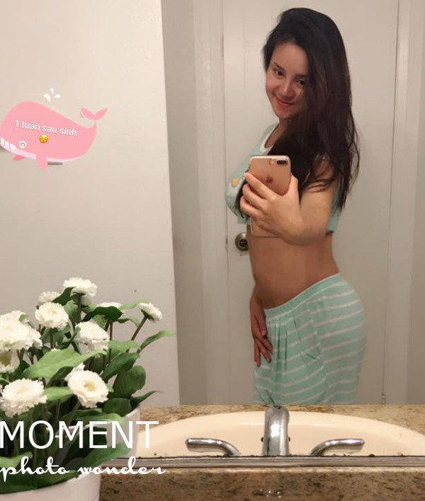 Vy Oanh 3 lần mang bầu: Lần đầu như "heo nái", lần sau xinh như model - Hình 6 Vy Oanh 3 lan mang bau: Lan dau nhu