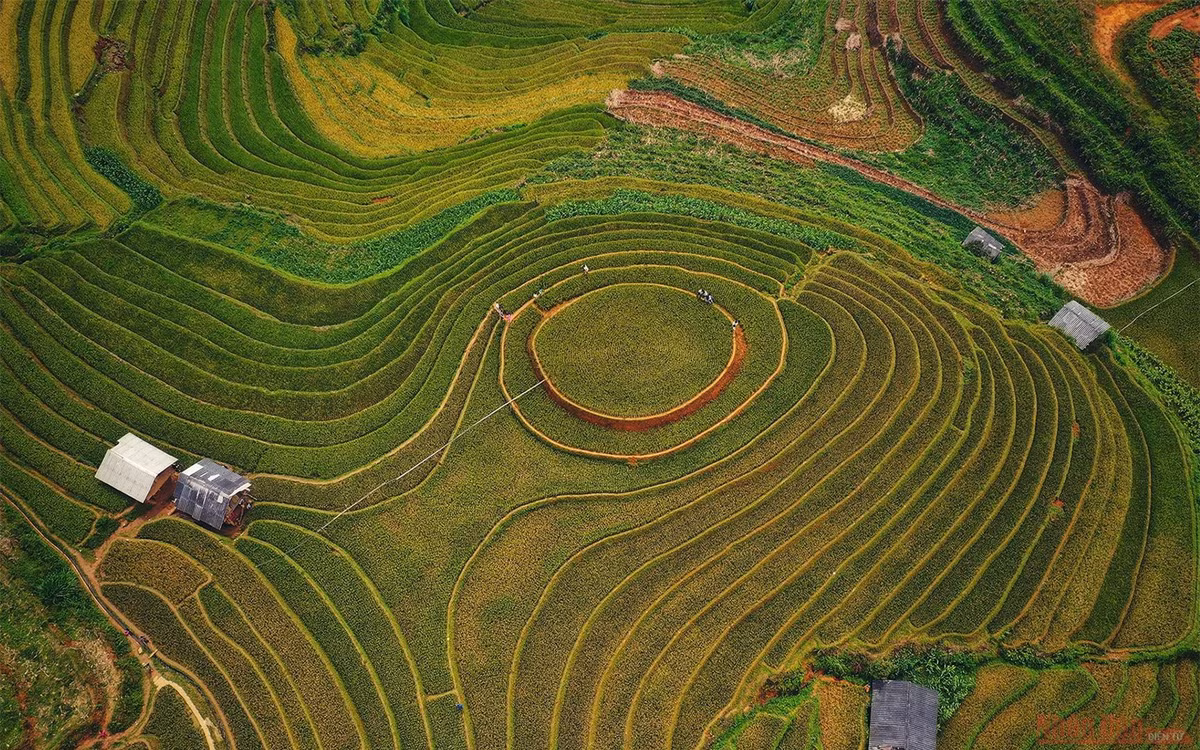 br/> Đồi mâm xôi thuộc La Pán Tẩn nổi tiếng là địa danh du lịch hấp dẫn của huyện Mù Cang Chải, Yên Bái bởi hình dạng độc đáo của chính thửa ruộng bậc thang. Nơi đây có độ cao tự nhiên 1.000 m – 1.600 m so với mặt nước biển với hình dáng tròn đều, nhô cao như mâm xôi đầy. Đây cũng là nơi được các phượt thủ đánh giá là thửa ruộng bậc thang đẹp nhất vùng Tây Bắc.