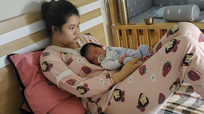 Mang bầu nặng 99kg, bà mẹ Nam Định giảm cân xinh đẹp khó nhận ra - Hình 3 Mang bau nang 99kg, ba me Nam Dinh giam can xinh dep kho nhan ra-Hinh-3