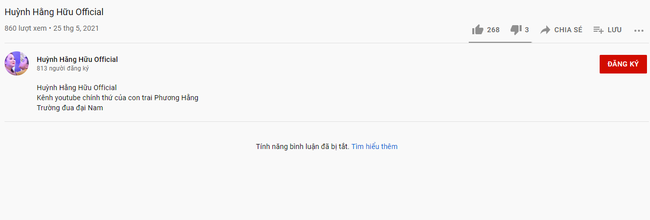 Loat kenh Youtube gia mao con trai ba Phuong Hang-Hinh-2