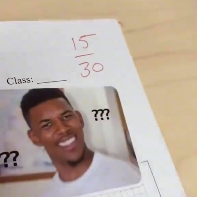 Thay giao tha meme vao bai kiem tra khien hoc tro cuoi muon xiu