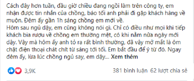 Nói sẵn sàng bỏ vợ, và sự xuất hiện của vị khách khiến chồng hối lỗi Noi san sang bo vo, va su xuat hien cua vi khach khien chong hoi loi