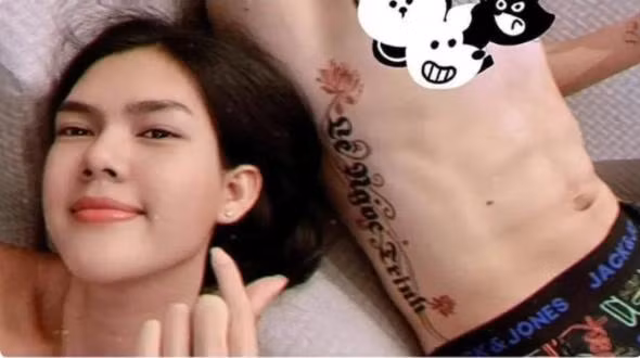 Cau thu 9X lam gi voi hinh xam Ngoc Trinh sau chia tay?-Hinh-3