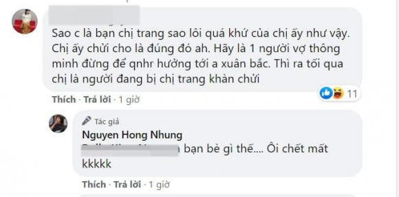 Trang Tran he lo ly do bi vo Xuan Bac doa 