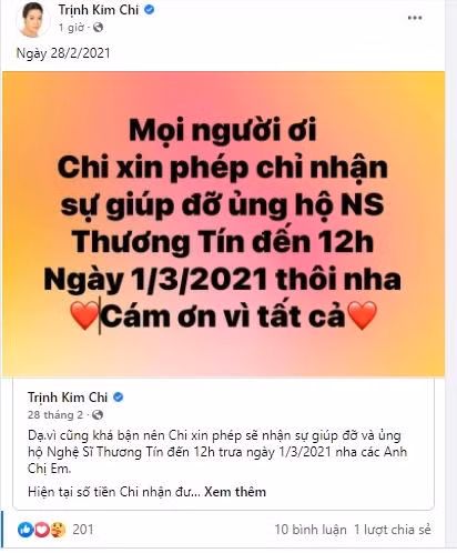 Trinh Kim Chi bi Thuong Tin 