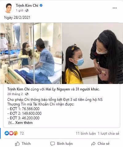 Trinh Kim Chi bi Thuong Tin 