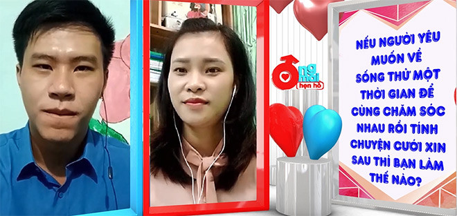 Chia sẻ về tương lai, cả hai đều có chung quan điểm không thích sống thử trước hôn nhân và sau này vợ chồng sẽ cùng nhau chăm sóc con cái trưởng thành, không quan trọng con trai hay con gái.