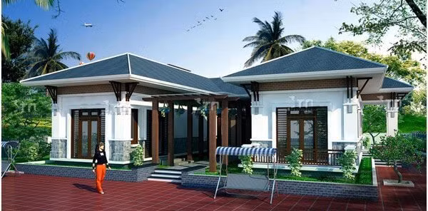 4 mau nha cap 4 hinh chu U co thiet ke sieu dep-Hinh-4