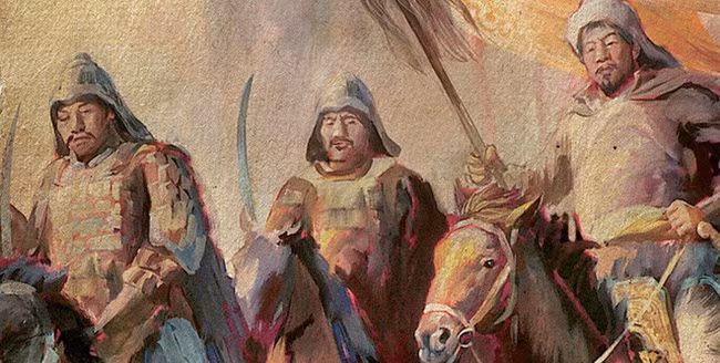 Trong trận đụng đầu với quân Mông Cổ ở Bình Lệ Nguyên, chính vua Trần Thái Tông - vị vua đầu tiên của nhà Trần - đã đích thân cưỡi voi đốc chiến, chỉ huy quân sĩ đánh trận. Ảnh: Zing News