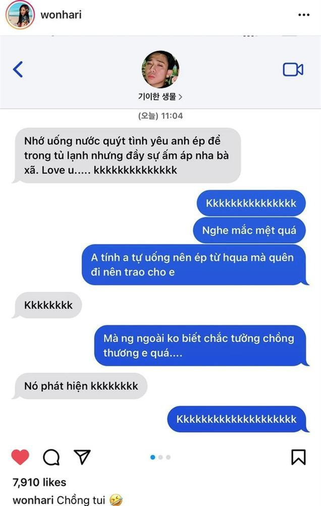 Hari Won gay choang vi xung ho 