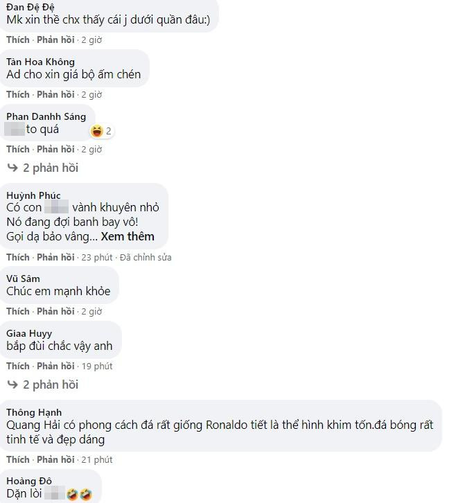 Quang Hai tap the duc, dan mang yeu cau 