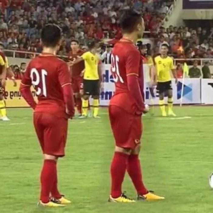 Quang Hai tap the duc, dan mang yeu cau 