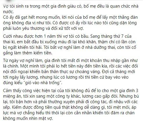 Ve nha thay mam com chi co rau luoc, chong voi quy xuong