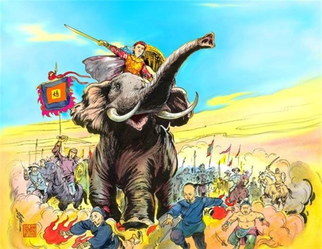 Triệu Thị Trinh (225-248): Bà Triệu là nữ tướng nổi tiếng của Việt Nam. Bà đã lãnh đạo thành công khởi nghĩa chống quân Ngô xâm lược. Bà từng tuyên bố với kẻ địch rằng sẽ đánh đuổi quân xâm lược ra khỏi bờ cõi non sông, cũng như không chịu hạ mình làm tì thiếp cho bất kỳ ai. Lời tuyên thệ của bà đã đi vào sử sách: "Tôi chỉ muốn cưỡi cơn gió mạnh, đạp luồng sóng dữ, chém cá kình ở biển Đông, lấy lại giang sơn, dựng nền độc lập, cởi ách nô lệ, chứ không chịu khom lưng làm tì thiếp cho người". 