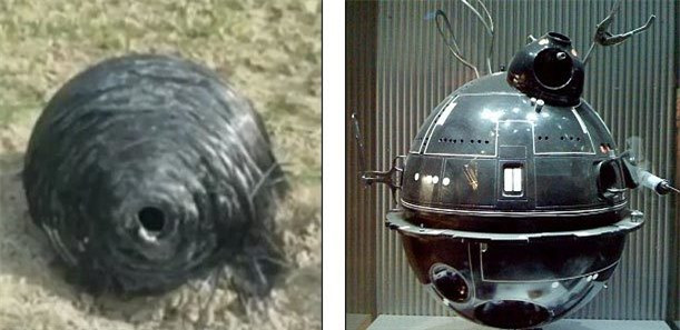 Phat hien thay UFO giong dung cu tra tan giua canh dong