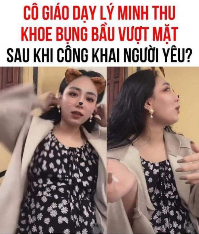 Cô giáo Minh Thu lộ vòng 2 to bất thường, rộ nghi vấn mang thai Co giao Minh Thu lo vong 2 to bat thuong, ro nghi van mang thai