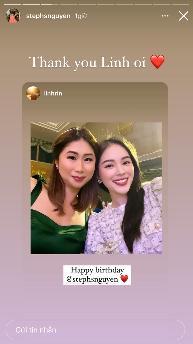 Linh Rin va Ha Tang cung 