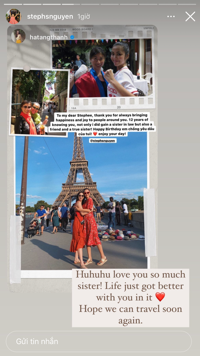 Linh Rin va Ha Tang cung 