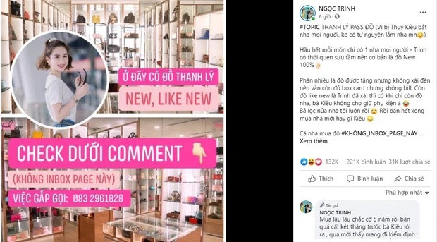 Dan choi doc vi Ngoc Trinh thanh ly kim cuong chi la man PR