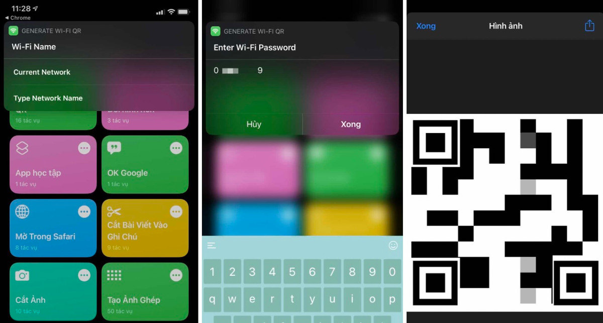 Cach tao ma QR de ket noi Wi-Fi khong can mat khau