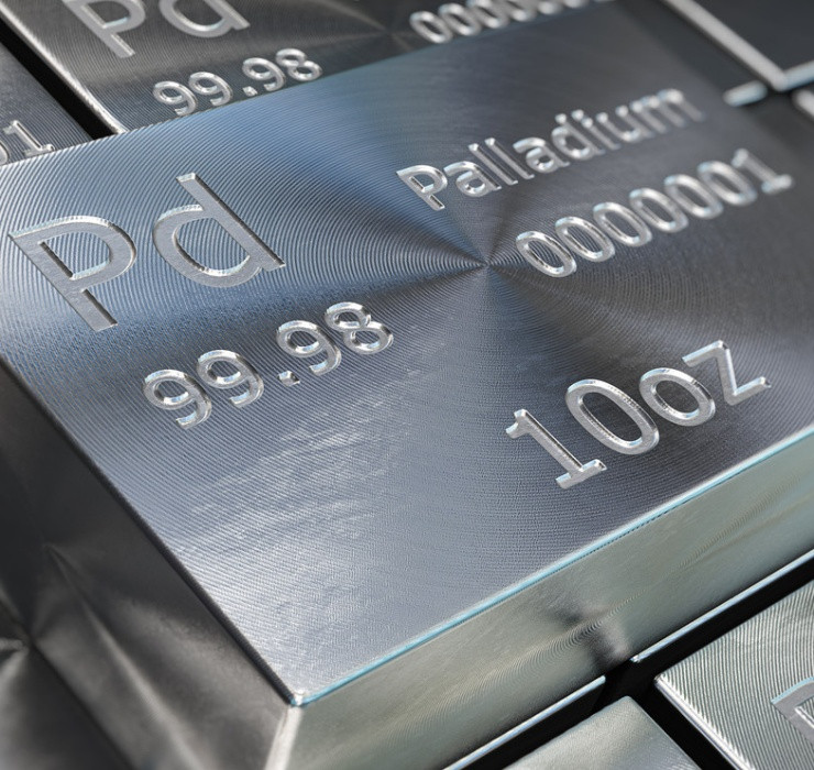 Đứng thứ hai sau Rhodium về độ xa xỉ là Palladium - kim loại thường được sử dụng để sản xuất vàng trắng.