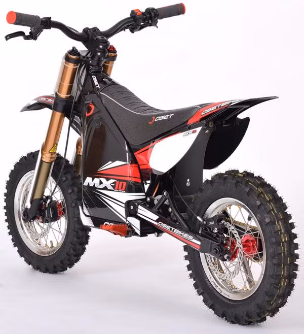 Trong khi một chiếc xe máy 500cc chạy xăng chỉ có thể điều chỉnh sức mạnh động cơ bằng van nhiêu liệu thì với Oset MX-10 khả năng điều chỉnh linh hoạt về sức mạnh động cơ và tốc độ cho phép những tay đua nhí tiến bộ hơn trong kỹ năng điều khiển xe off-road.